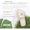 image:imageisotoner womens Open Toe Slide Slippers Minimally Dyed Organic Cotton Upper and Algaeinfused SoleSandtrap