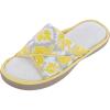image:imageisotoner Womens Organic Cotton Floral Keilly Slide Slippers Lemonade 657