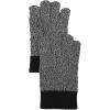 image:imageIsotoner Womens Heathered Lightweight Gloves One Size Black amp Gray