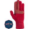 image:imageIsotoner Womens Solid Chenille Knit smarTouch GlovesReally Red