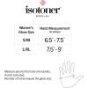image:imageisotoner Womens Recycled Sleekheat Stretch Chevron Quilted Smartdri Cold Weather Glove Touchscreen CapableRed