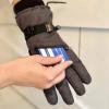 image:imageisotoner Womens Ski Gloves Waterproof and Windproof Insulated for Cold Weather Heather Grey SM