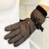 image:imageisotoner Womens Ski Gloves Waterproof and Windproof Insulated for Cold Weather Heather Grey SM