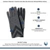 image:imageisotoner Womens SmartDri Spandex Shortie Glove Unlined  A30737 Black Heather LXL