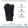 image:imageisotoner Womens SmartDri Spandex Shortie Glove Unlined  A30737 Black SM