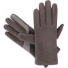 image:imageisotoner Womens Water Repellent Touchscreen Microsuede Shortie GlovesAsh