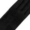 image:imageisotoner Womens Water Repellent Touchscreen Microsuede Shortie GlovesBlack