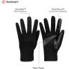 image:imageisotoner Womens Water Repellent Touchscreen Microsuede Shortie GlovesBlack
