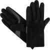 image:imageisotoner Womens Water Repellent Touchscreen Microsuede Shortie GlovesBlack
