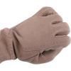 image:imageisotoner Womens Water Repellent Touchscreen Microsuede Shortie GlovesCamel