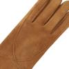image:imageisotoner Womens Water Repellent Touchscreen Microsuede Shortie GlovesCognac