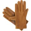 image:imageisotoner Womens Water Repellent Touchscreen Microsuede Shortie GlovesCognac