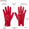image:imageisotoner Womens Water Repellent Touchscreen Spandex Shortie GlovesChili Pepper