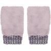 image:imageisotoner womens Cozy Faux Fur Knit Glove  UnlinedDusty Lavender