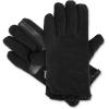 image:imageisotoner womens Stretch Fleece Gloves With Microluxe Lining and Smart Touch TechnologyBlack
