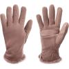 image:imageisotoner womens Stretch Fleece Gloves With Microluxe Lining and Smart Touch TechnologyDeep Taupe