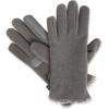 image:imageisotoner womens Stretch Fleece Gloves With Microluxe Lining and Smart Touch TechnologyHeather Grey