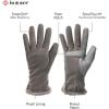 image:imageisotoner womens Stretch Fleece Gloves With Microluxe Lining and Smart Touch TechnologyHeather Grey