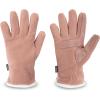 image:imageisotoner womens Stretch Fleece Gloves With Microluxe Lining and Smart Touch TechnologyNew Blush