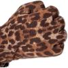 image:imageisotoner womens Stretch Fleece Gloves With Microluxe Lining and Smart Touch TechnologyNew Leopard