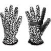 image:imageisotoner womens Stretch Fleece Gloves With Microluxe Lining and Smart Touch TechnologySnow Leopard