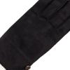 image:imageisotoner womens Water Repellent Touchscreen Microsuede Sherpa Lined Gloves With ButtonsBlack