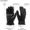 image:imageisotoner womens Water Repellent Touchscreen Microsuede Sherpa Lined Gloves With ButtonsBlack