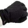 image:imageisotoner womens Water Repellent Touchscreen Microsuede Sherpa Lined Gloves With ButtonsBlack