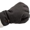 image:imageisotoner womens Water Repellent Touchscreen Microsuede Sherpa Lined Gloves With ButtonsGrey