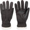 image:imageisotoner womens Water Repellent Touchscreen Microsuede Sherpa Lined Gloves With ButtonsGrey