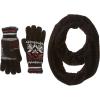image:imageIsotoner Womens Chenille Scarf and Glove Gift SetBlack