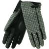 image:imageIsotoner Womens SmarTouch Stretch Basket Weave Bow Gloves  Black  ML