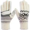 image:imageisotoner Womens Chenille Snowflake Gloves Ultraplush One Size Ewe  A30727