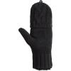 image:imageisotoner Womens Chunky Cable Knit Flip Top Convertible Gloves Cold Weather