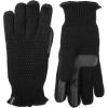 image:imageisotoner Womens Knit Texting Plush Lined winter Gloves with Water Repellent Technology