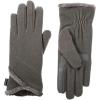 image:imageisotoner Womens SmartDri Fleece Gloves WOverlap Wrist Microluxe One Size Heather  A30749