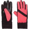image:imageisotoner Womens SmartDri Super Soft Nylon Fleece Pieced GloveHibiscus Heather