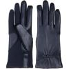 image:imageisotoner Womens Stretch Leather Glove  FleeceBlack