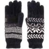 image:imageisotoner womens Chenille Snowflake Glove  UltraplushBlack