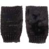 image:imageisotoner womens Cozy Faux Fur Knit Glove  UnlinedBlack