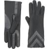 image:imageisotoner womens Spandex Touchscreen Cold Weather With Warm Fleece Lining and Chevron Details Winter GlovesCharcoal