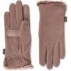 image:imageisotoner womens Stretch Fleece Gloves With Microluxe Lining and Smart Touch TechnologyDeep Taupe