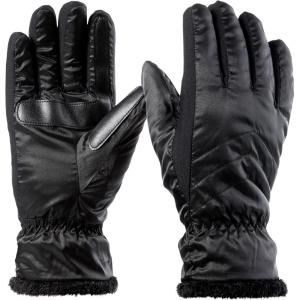 image:imageisotoner Womens Recycled Sleekheat Stretch Chevron Quilted Smartdri Cold Weather Glove Touchscreen CapableBlack