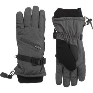 image:imageisotoner Womens Ski Gloves Waterproof and Windproof Insulated for Cold Weather Heather Grey SM