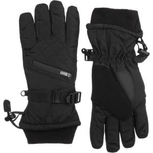 image:imageisotoner Womens Ski Gloves Waterproof and Windproof Insulated for Cold WeatherBlack
