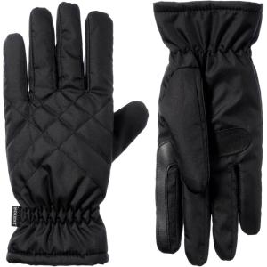 image:imageisotoner Womens Sleekheat Glove WQuiltingBlack