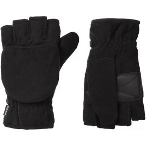 image:imageisotoner Womens Smart Dri Woven Sport Flip Top Gloves  30542 Black SM