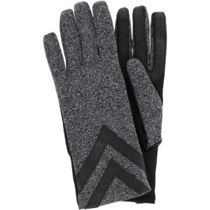 image:imageisotoner Womens SmartDri Spandex Shortie Glove Unlined  A30737 Black Heather LXL