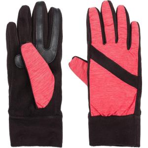 image:imageisotoner Womens SmartDri Super Soft Nylon Fleece Pieced GloveHibiscus Heather