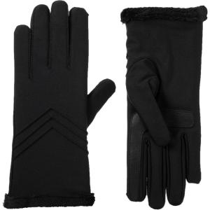image:imageisotoner Womens Water Repellent Spandex Chevron Touchscreen GlovesBlack